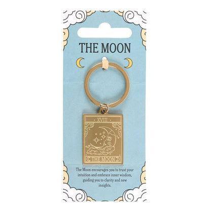 Moon Tarot Card Keychain