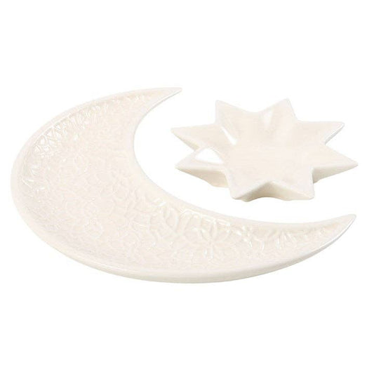 Coupelles à Bibelots Lune Croissante et Étoile