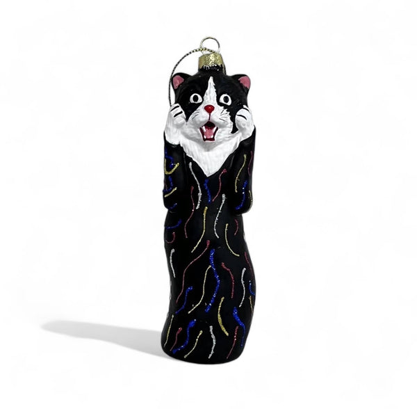 Christmas Ball Cat "The Scream"