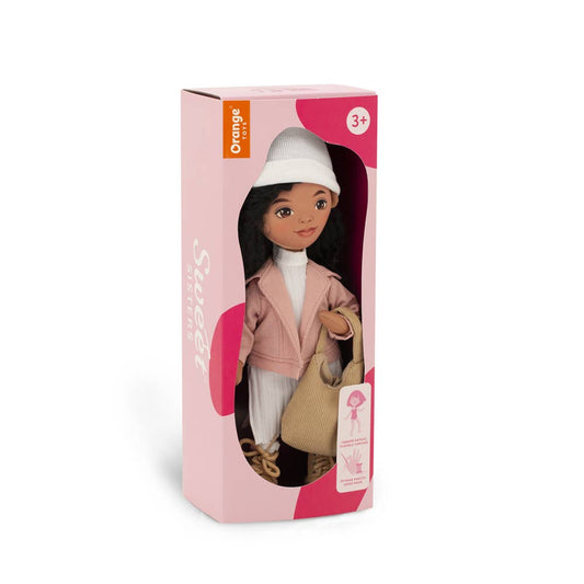 Tina doll with pink jacket, 32 cm