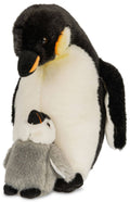 Peluche Manchot Empereur avec Bébé
