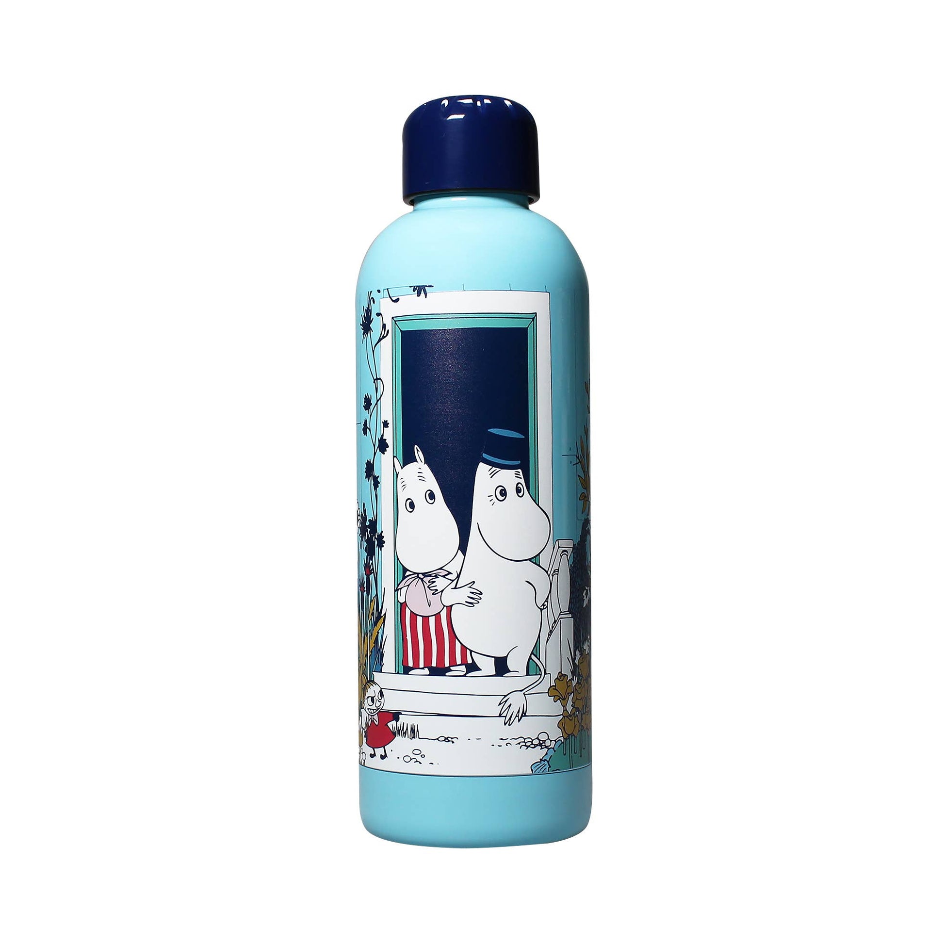 Bottiglia d'acqua in metallo blu Moomin Riviera