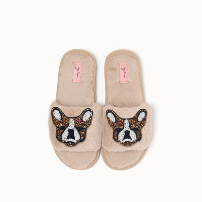 Paire de broches pour Chaussons - Bouledogue français