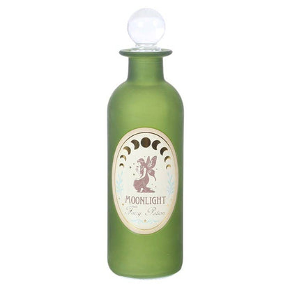 Bouteille de potion décorative en verre « Fée du clair de lune »