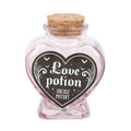 Bouteille Décorative en Verre en Forme de Cœur Love Potion