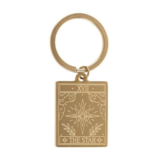 The Star Tarot Card Keychain