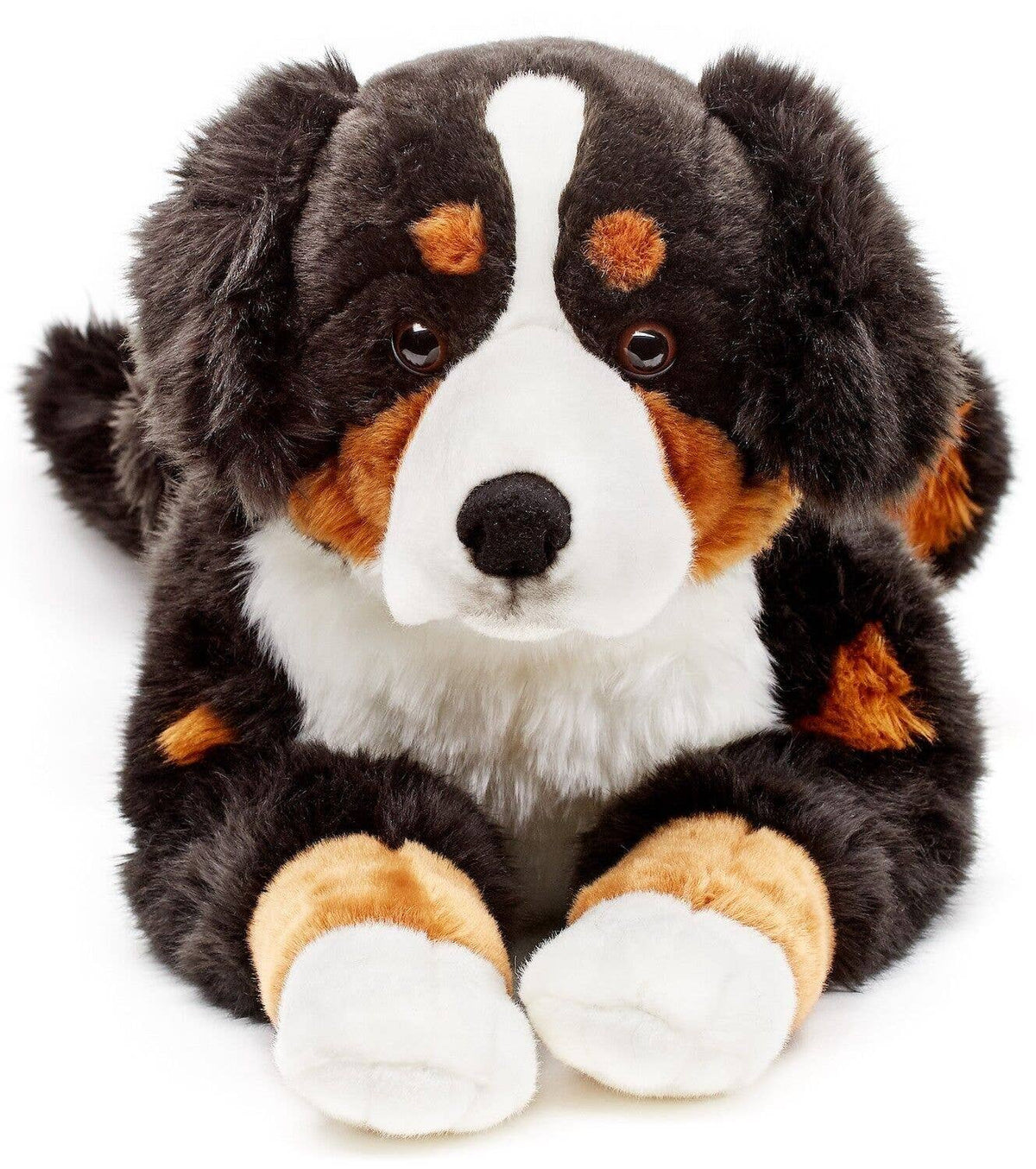 Peluche bouvier bernois couché