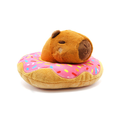 Capybara Donut Plush Toy