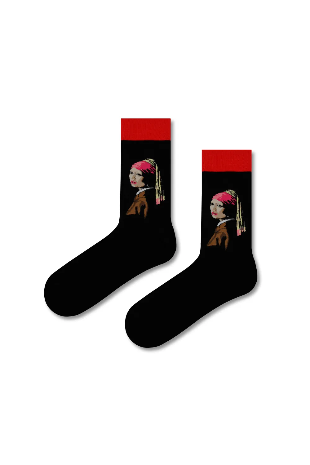 Artistic Socks Inspired by a Classical Portrait