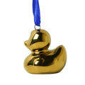 Décoration de Noël en Forme de Canard Doré