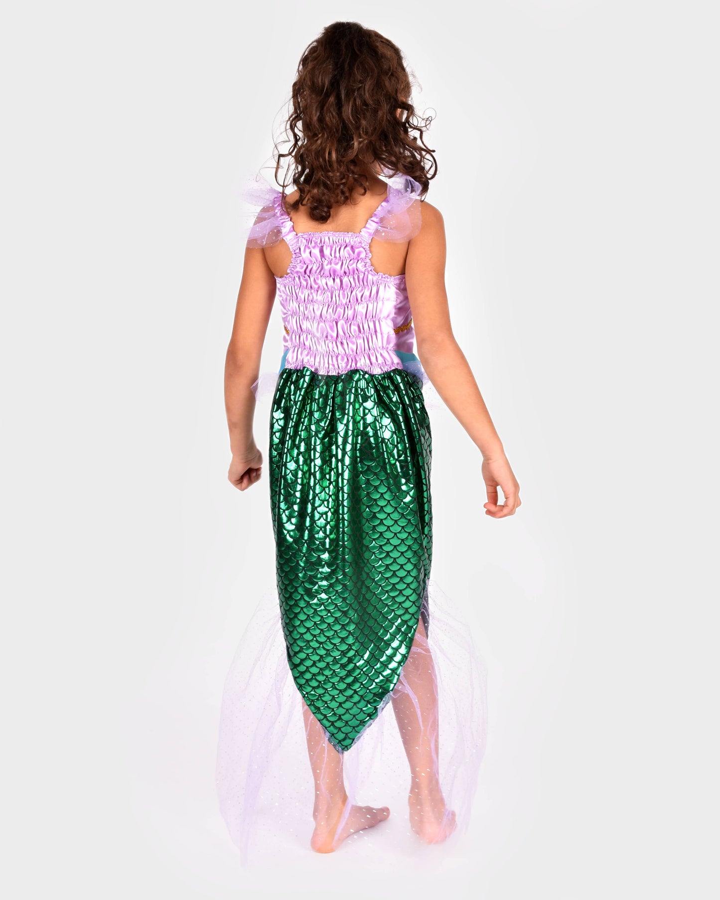 Mermaid dress 110-116 cm for children aged 4-6 years