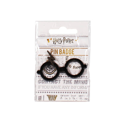 Enamel pin badge - Harry Potter (glasses and scar)