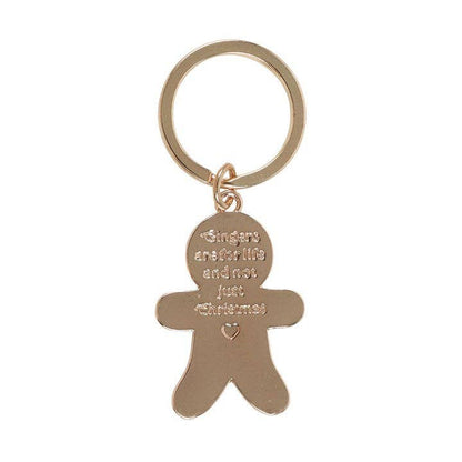 Gingerbread Man Keychain