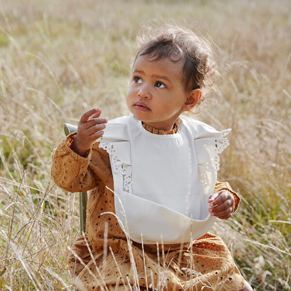 Vanilla White bib