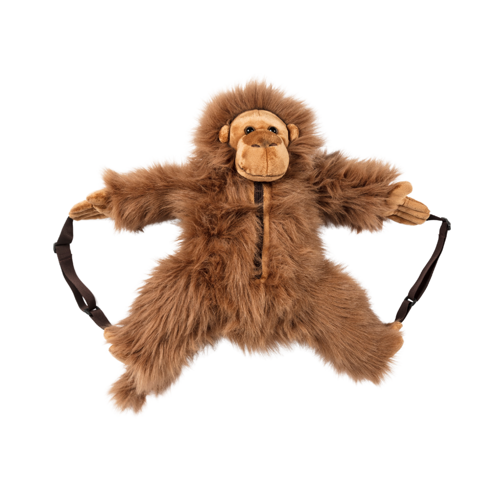 Sac à dos peluche enfant singe