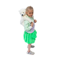 Kids polar bear plush backpack