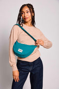 Sac banane Andrea Bleu paon
