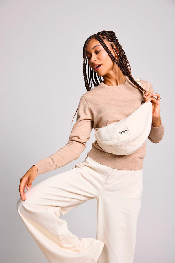 Andrea Teddy Arctic Fanny Pack