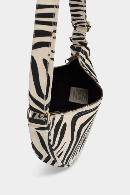 Sac Banane Andrea Zèbre écru