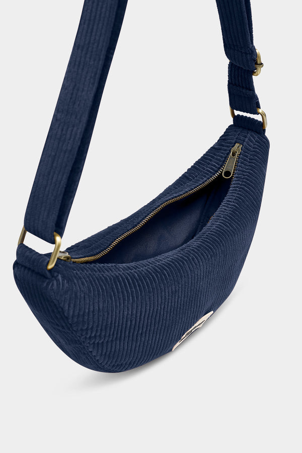 Andrea Velvet Navy Bum Bag