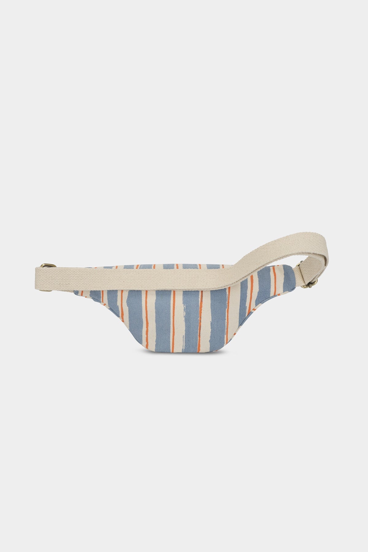 Sac banane Olivia Rayures orange et bleu