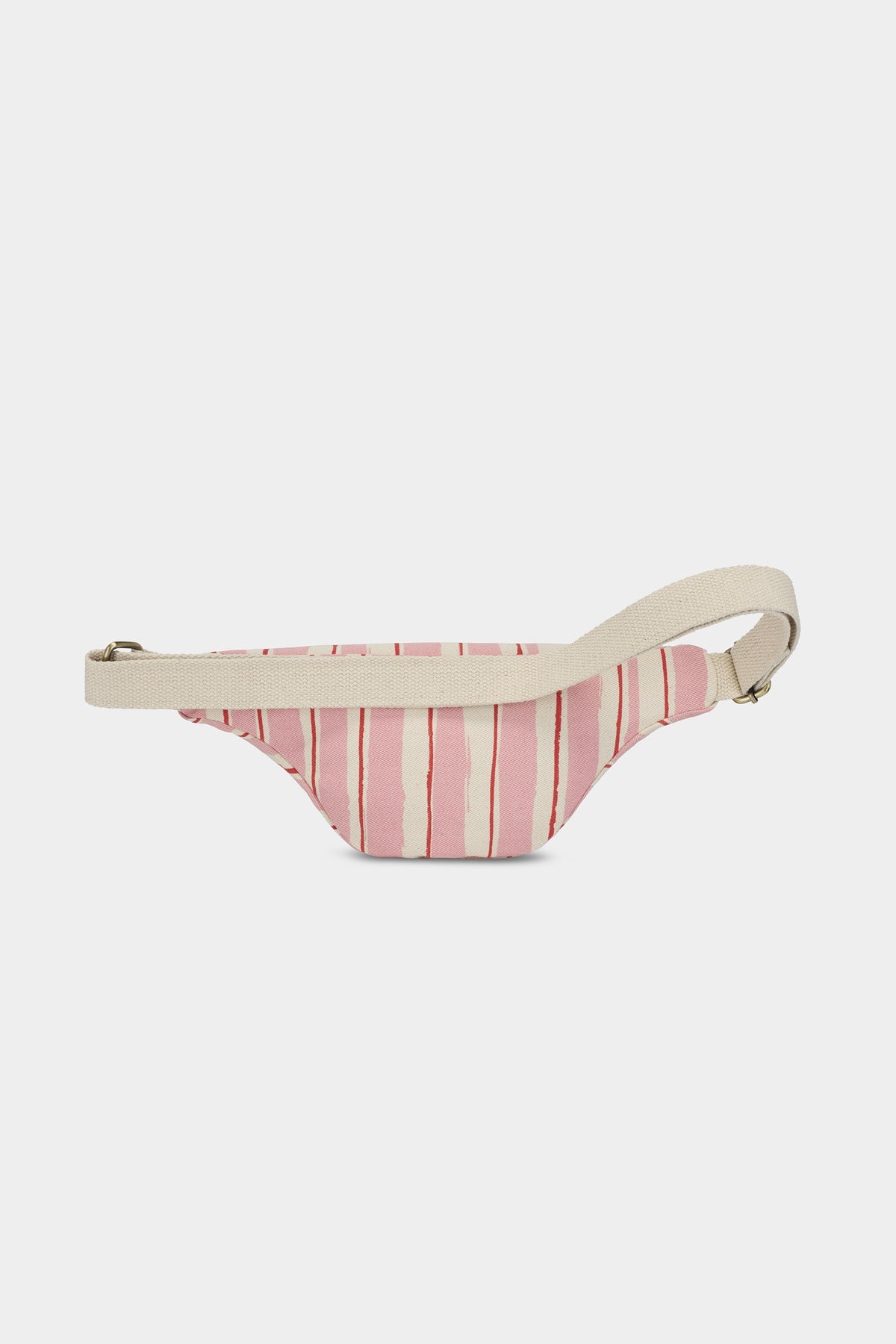 Sac banane Olivia Rayures rouge et rose