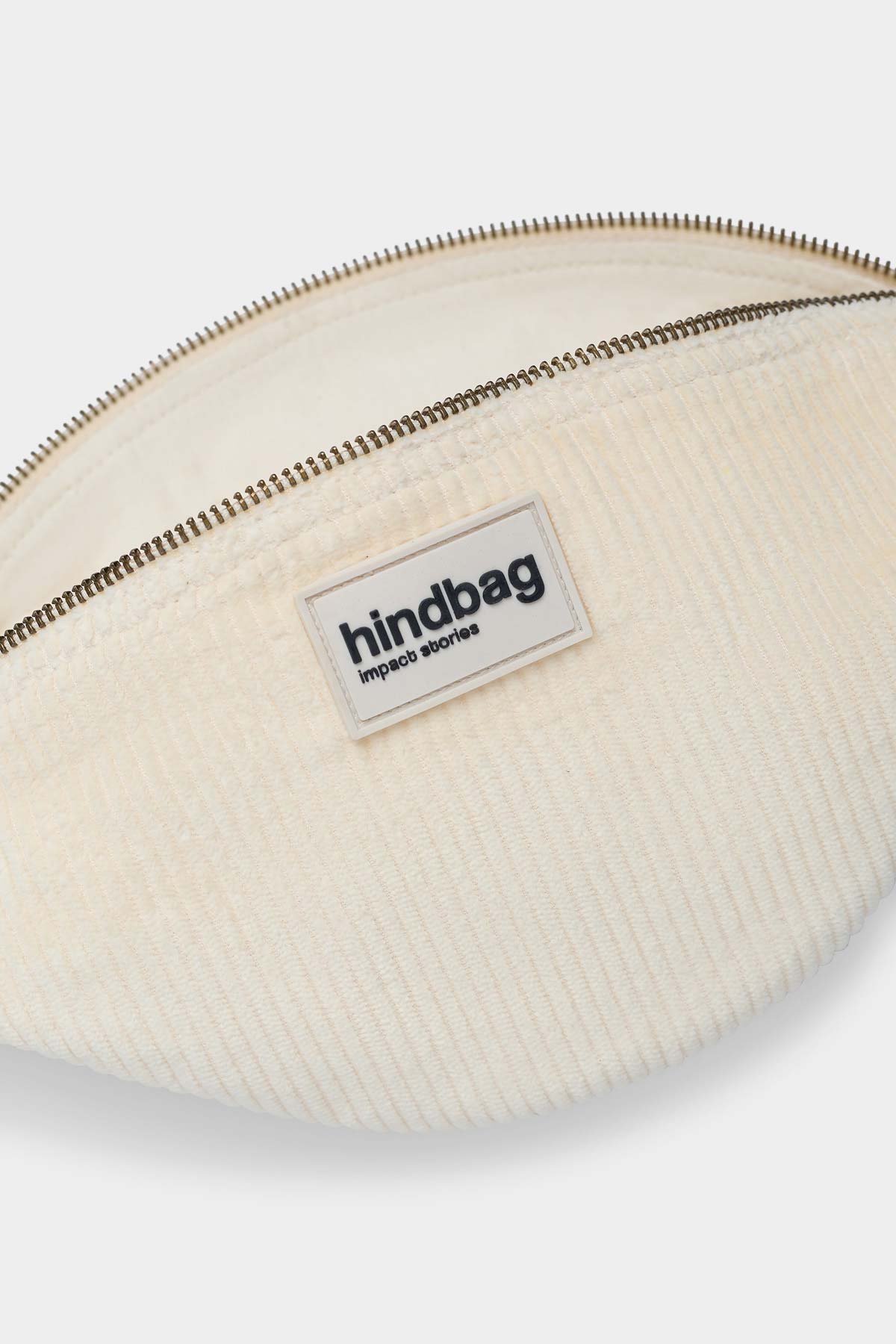 Olivia Velvet Fanny Pack - Beige
