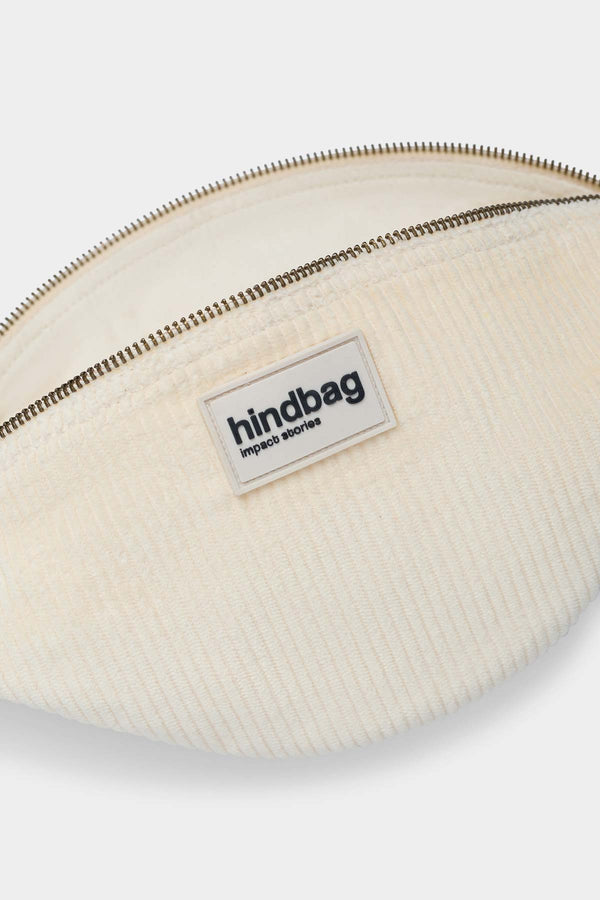 Olivia Velvet Fanny Pack - Beige