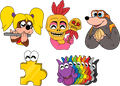 Set de 5 pin's Banjo Kazooie – Friends