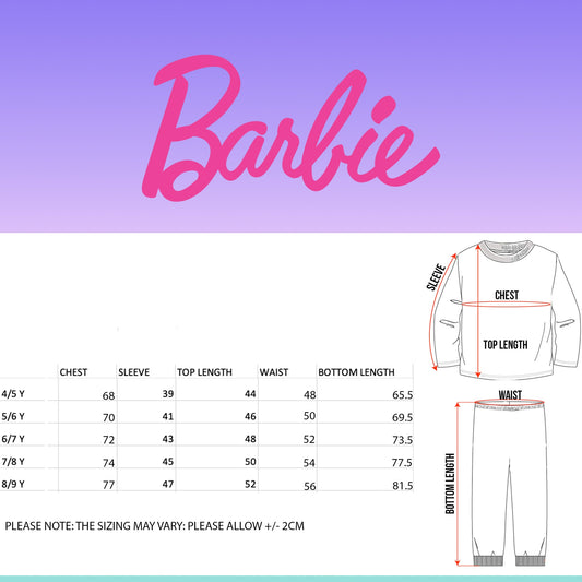 Barbie Personalised Pyjamas - Pink