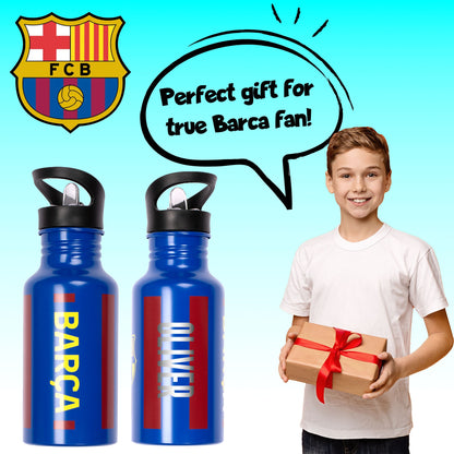 Barcelona FC Metal Gourde 500ml