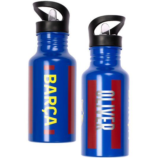 Barcelona FC Personalized Metal Water Bottle 500ml