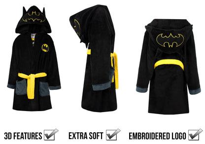Personalized Kids Batman Robe