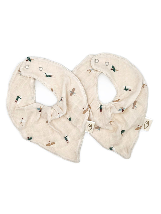 Set of 2 bandana bibs - MAEL
