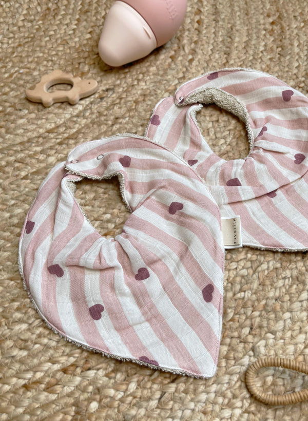 Set of 2 bandana bibs - MAEL