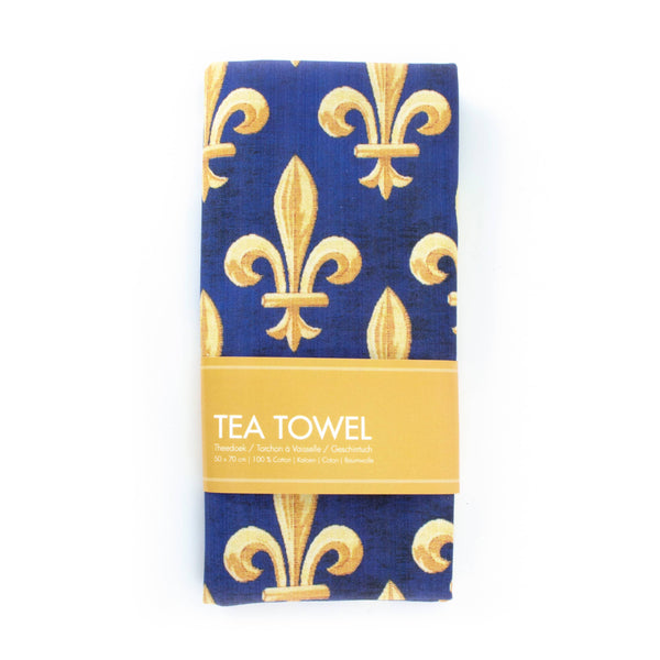 Fleur de Lys Tea Towel