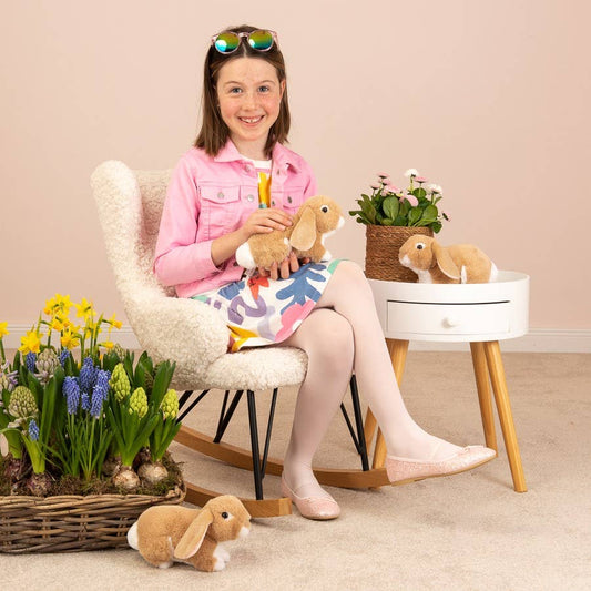 Peluche Lapin bélier beige