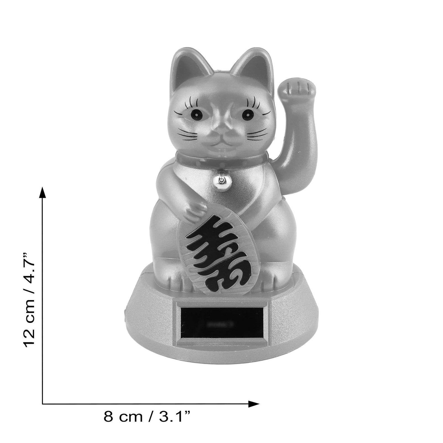 Lucky Solar Gold Cat 12cm