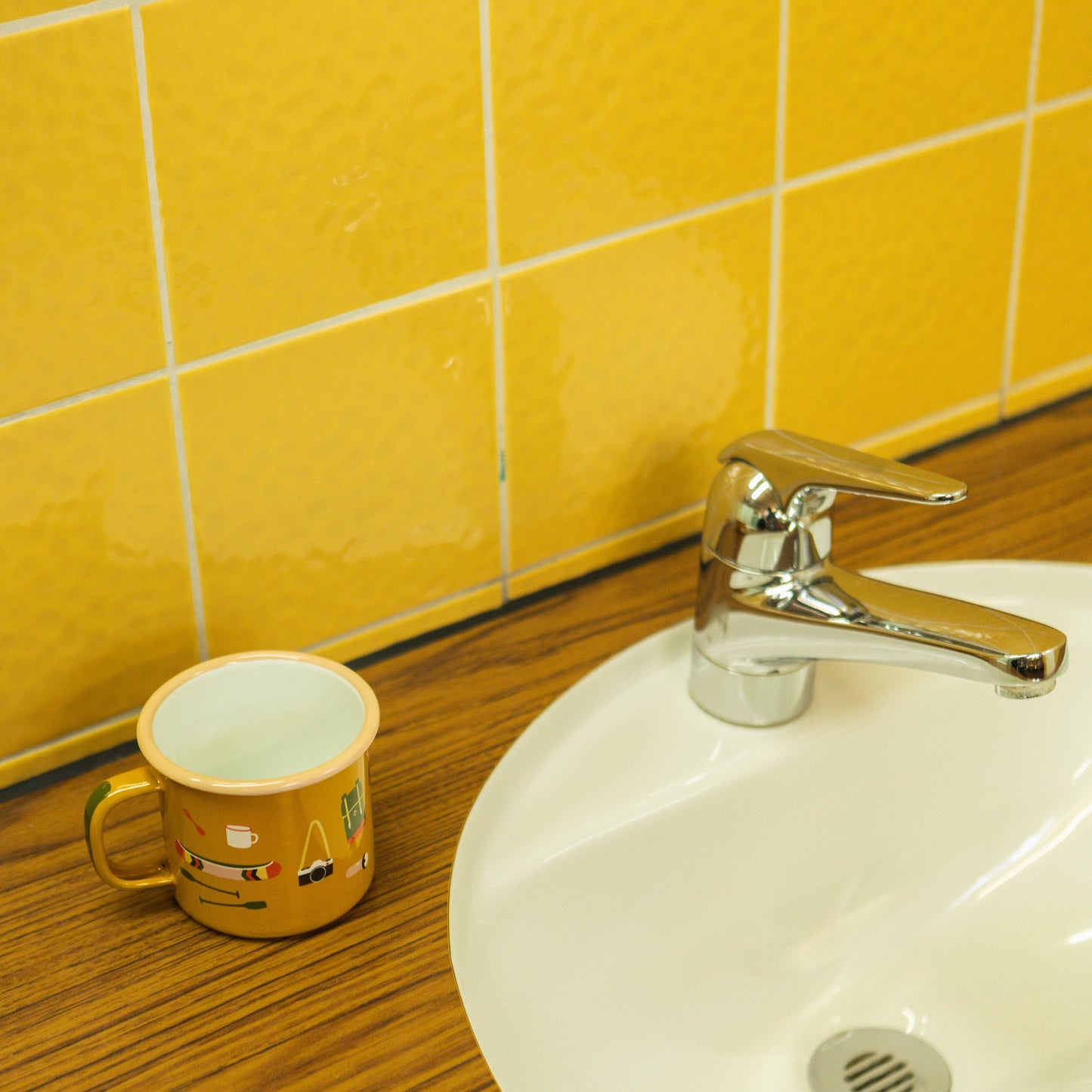 “Camp Stuff” enamel mug