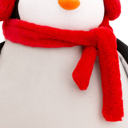 Penguin plush toy with scarf - 50 cm - 0+