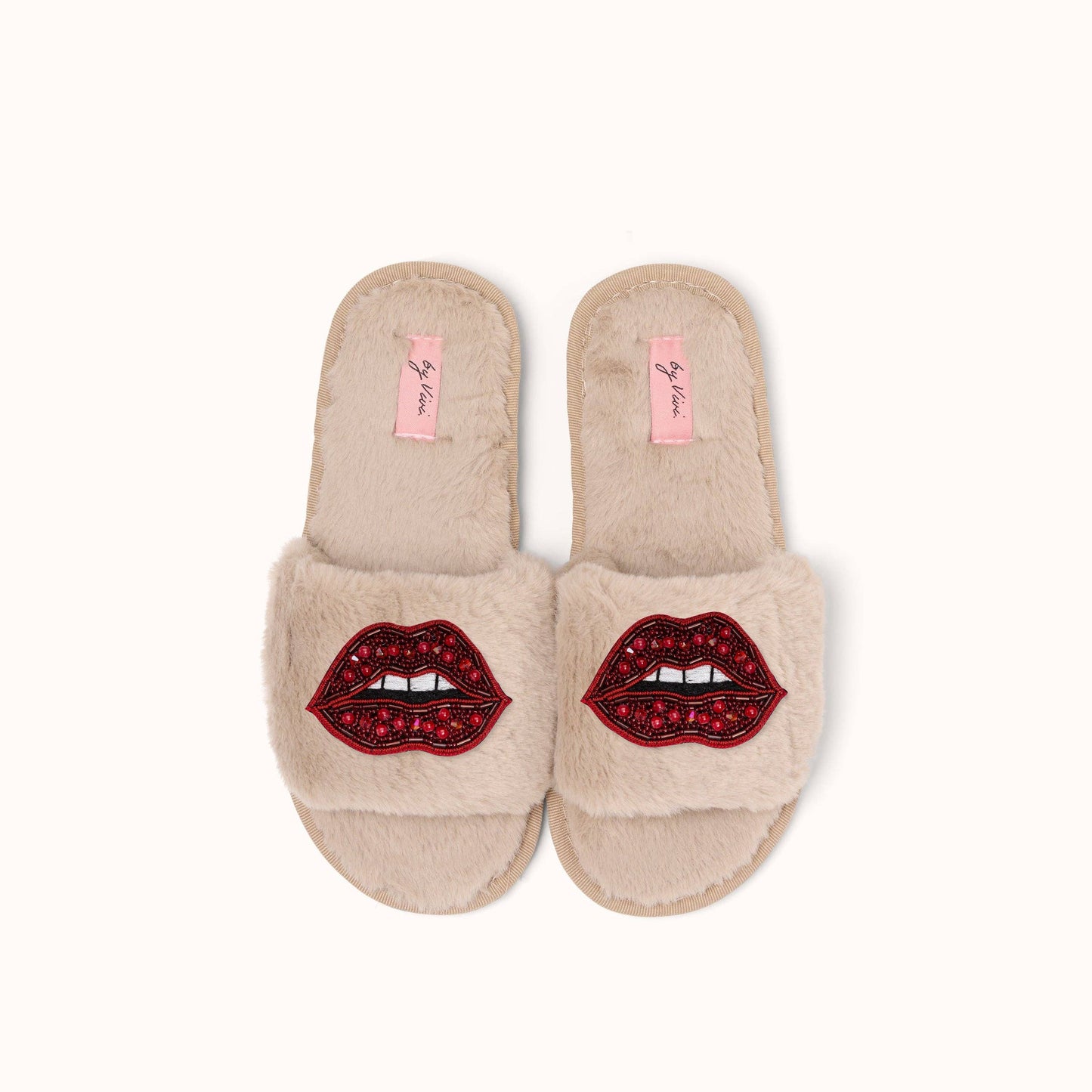 Paire de broches pour Chaussons - Lèvres