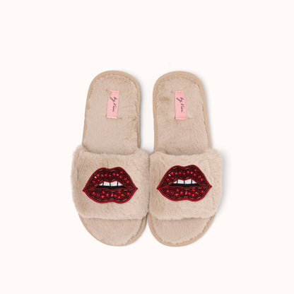 Paire de broches pour Chaussons - Lèvres