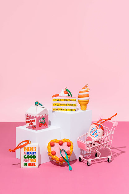 Strawberry Milk Hanging Decoration