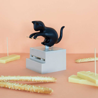 Frisky toothpick holder