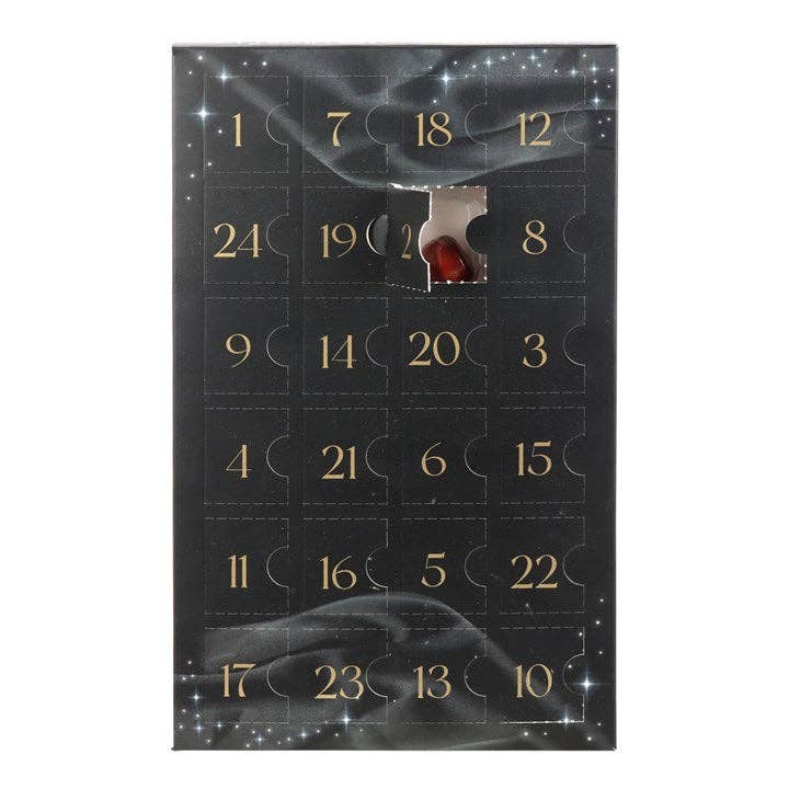 Calendrier de l'Avent de Noël en cristal 24 jours