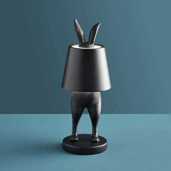 Hiding Rabbit LED Table Lamp, Black
