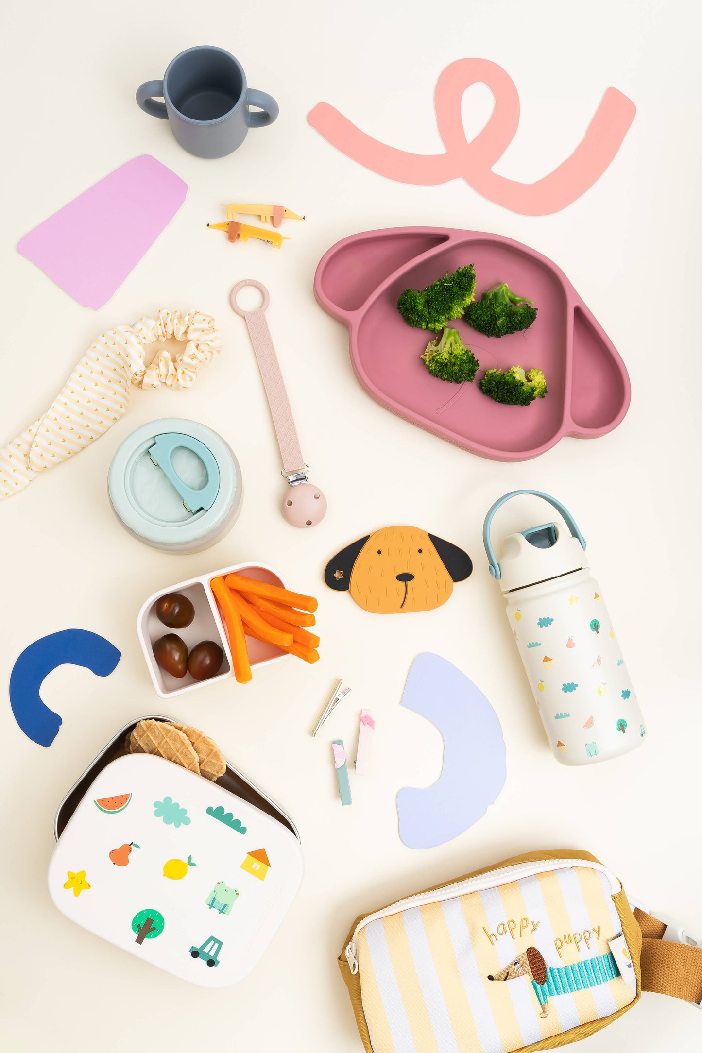 STAINLESS STEEL LUNCH BOX with confetti compartments for CHILDREN