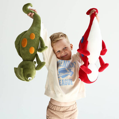 Red Chameleon Plush Toy 30 cm