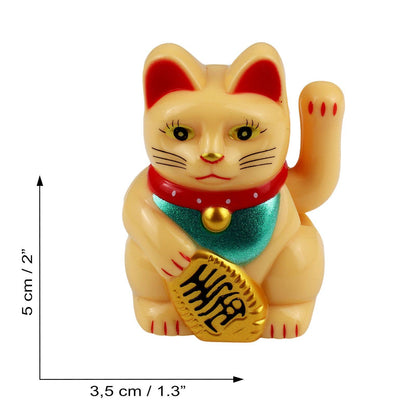 Lucky solar beige mini cat 5cm