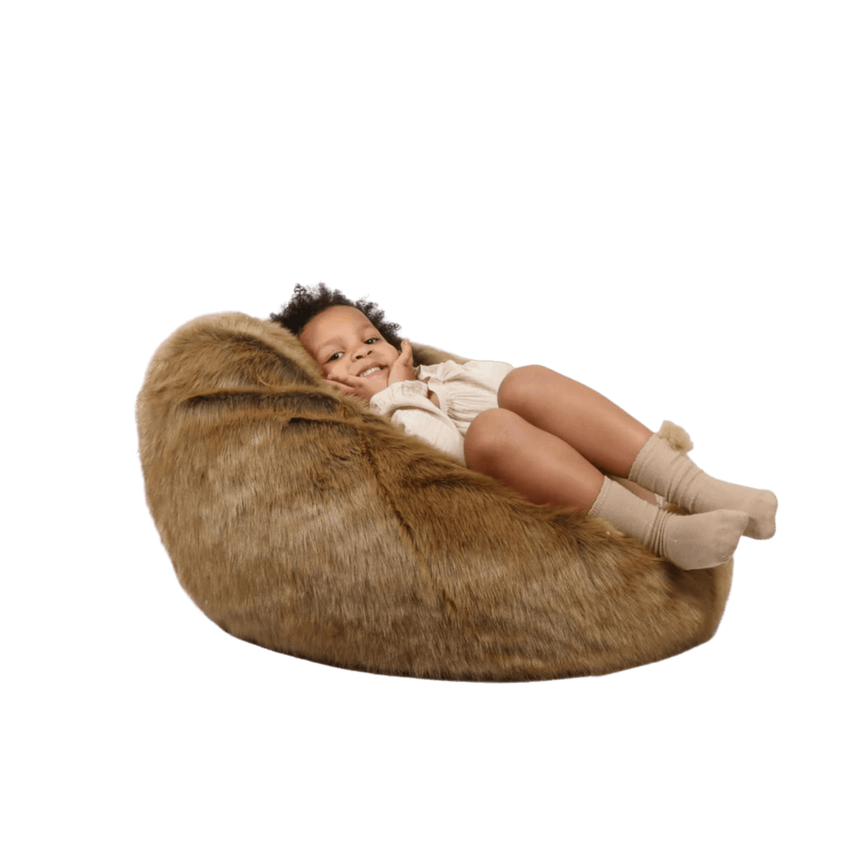 Pouf enfant lièvre Wild & Soft